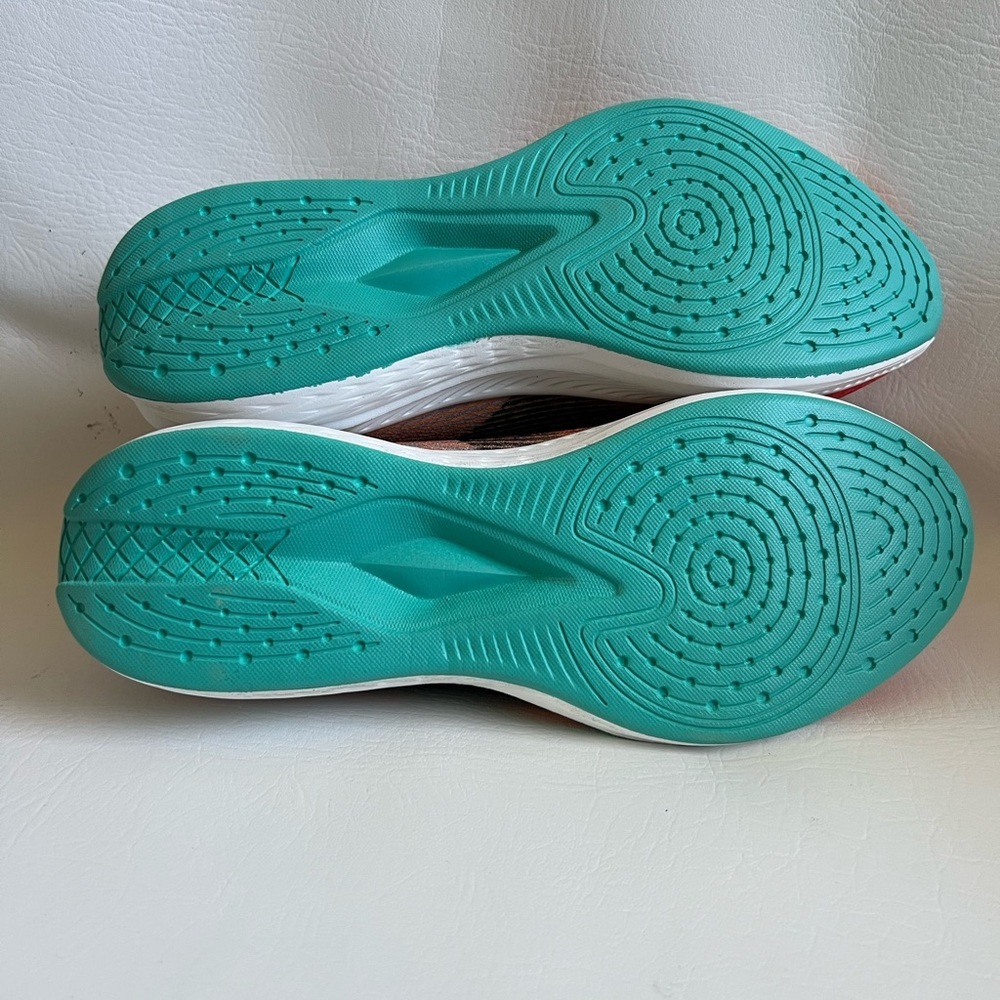 Women’s Orange and Black Athletic Sneakers - Picture 4 of 4